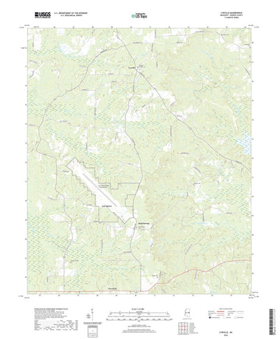 United States Geological Survey Lynville, MS (2020, 24000-Scale) digital map