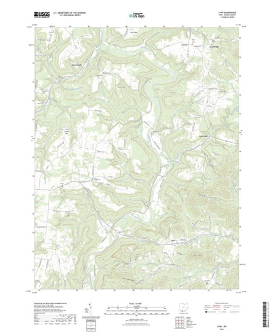 United States Geological Survey Lynx, OH (2023, 24000-Scale) digital map