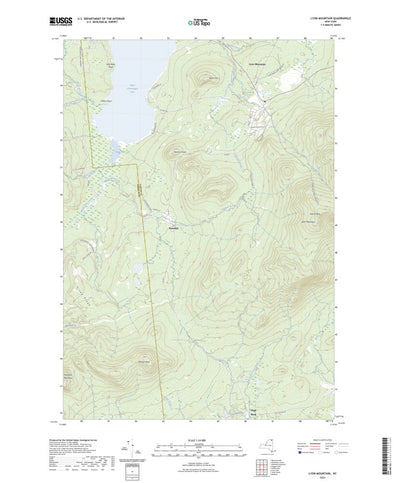United States Geological Survey Lyon Mountain, NY (2023, 24000-Scale) digital map