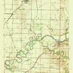 United States Geological Survey Lyons, IN (1943, 24000-Scale) digital map
