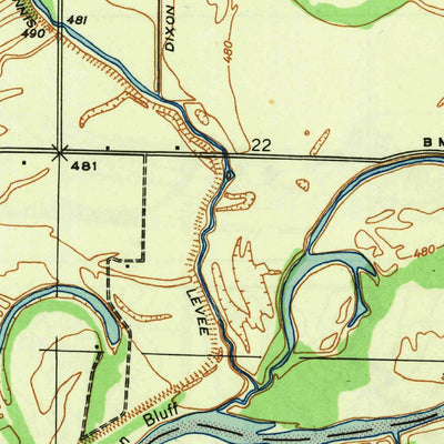 United States Geological Survey Lyons, IN (1943, 24000-Scale) digital map