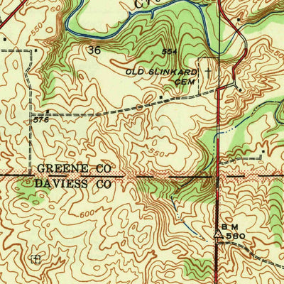 United States Geological Survey Lyons, IN (1943, 24000-Scale) digital map
