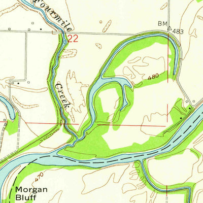 United States Geological Survey Lyons, IN (1958, 24000-Scale) digital map