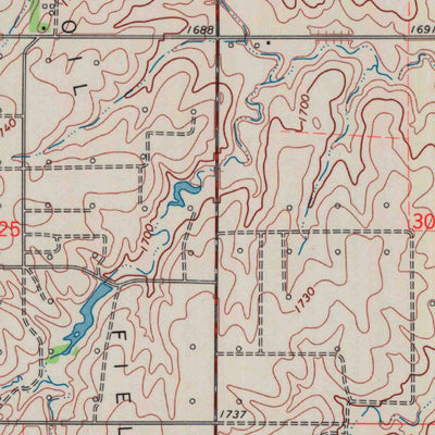 United States Geological Survey Lyons NW, KS (1970, 24000-Scale) digital map