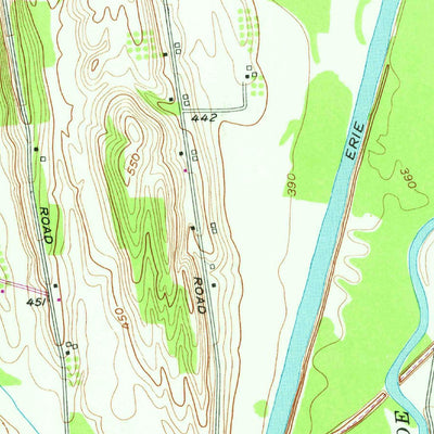 United States Geological Survey Lyons, NY (1953, 24000-Scale) digital map
