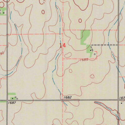 United States Geological Survey Lyons SE, KS (1970, 24000-Scale) digital map