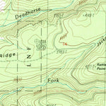 United States Geological Survey Lyonsville, CA (1985, 24000-Scale) digital map
