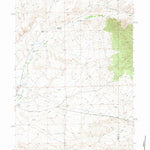 United States Geological Survey Lysite SE, WY (1952, 24000-Scale) digital map