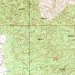 United States Geological Survey Lysite SE, WY (1952, 24000-Scale) digital map