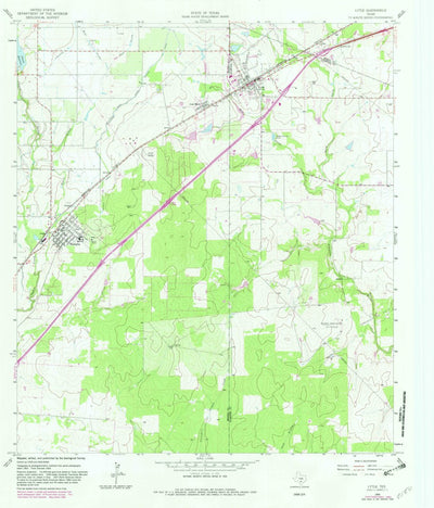 United States Geological Survey Lytle, TX (1964, 24000-Scale) digital map