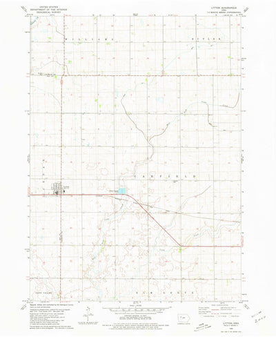 United States Geological Survey Lytton, IA (1980, 24000-Scale) digital map