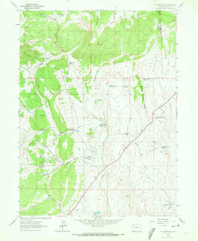 United States Geological Survey M F Mountain, CO (1962, 24000-Scale) digital map