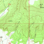 United States Geological Survey M F Mountain, CO (1962, 24000-Scale) digital map