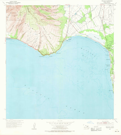 United States Geological Survey Maalaea, HI (1954, 24000-Scale) digital map