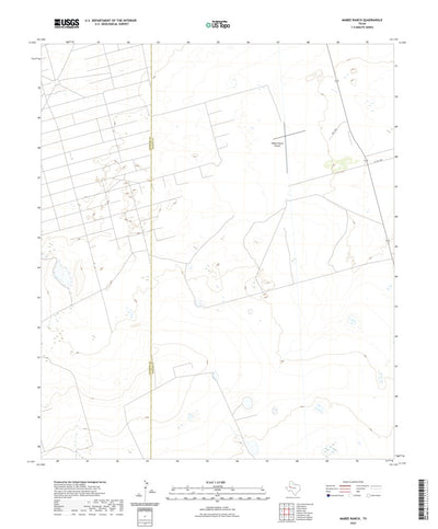 United States Geological Survey Mabee Ranch, TX (2022, 24000-Scale) digital map