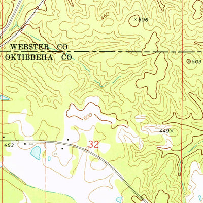United States Geological Survey Maben, MS (1972, 24000-Scale) digital map