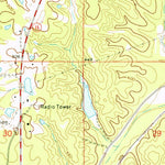 United States Geological Survey Maben, MS (1972, 24000-Scale) digital map