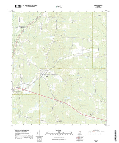 United States Geological Survey Maben, MS (2020, 24000-Scale) digital map