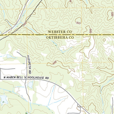United States Geological Survey Maben, MS (2020, 24000-Scale) digital map
