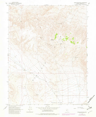 United States Geological Survey Mable Mountain, NV (1967, 24000-Scale) digital map