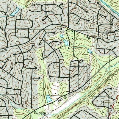 United States Geological Survey Mableton, GA (1992, 24000-Scale) digital map