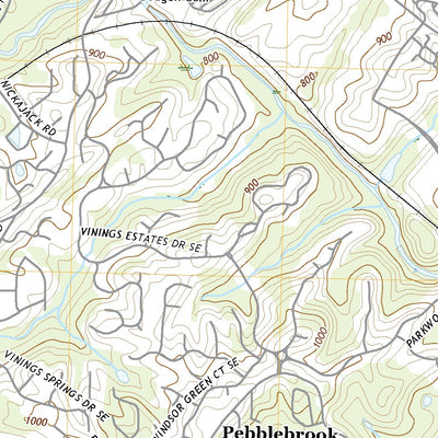 United States Geological Survey Mableton, GA (2020, 24000-Scale) digital map