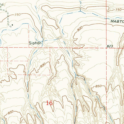 United States Geological Survey Mabton East, WA (1965, 24000-Scale) digital map