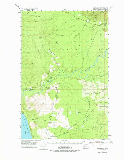 United States Geological Survey Macafee Hill, WA (1955, 62500-Scale) digital map