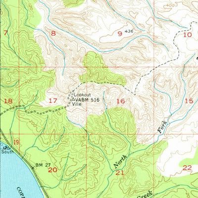 United States Geological Survey Macafee Hill, WA (1955, 62500-Scale) digital map