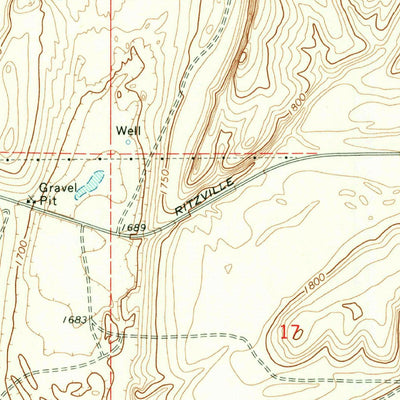 United States Geological Survey Macall, WA (1964, 24000-Scale) digital map