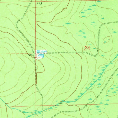 United States Geological Survey Macclenny East, FL-GA (1972, 24000-Scale) digital map