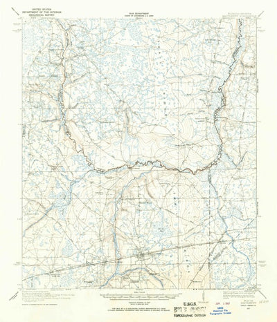 United States Geological Survey Macclenny, FL-GA (1917, 62500-Scale) digital map