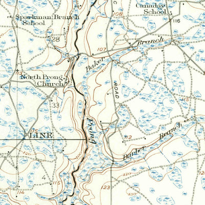 United States Geological Survey Macclenny, FL-GA (1917, 62500-Scale) digital map