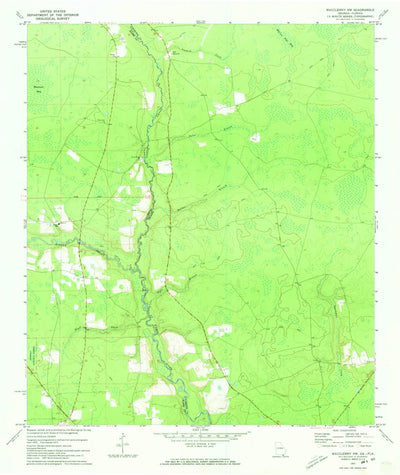 United States Geological Survey Macclenny NW, GA-FL (1972, 24000-Scale) digital map