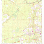 United States Geological Survey Macclenny West, FL-GA (1972, 24000-Scale) digital map