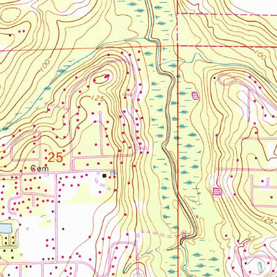 United States Geological Survey Macclenny West, FL-GA (1972, 24000-Scale) digital map