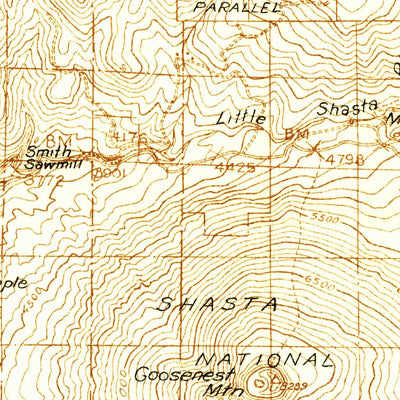 United States Geological Survey Macdoel, CA (1934, 96000-Scale) digital map