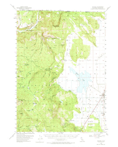 United States Geological Survey Macdoel, CA (1954, 62500-Scale) digital map
