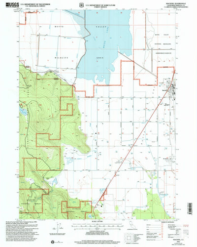 United States Geological Survey Macdoel, CA (2001, 24000-Scale) digital map