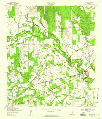 United States Geological Survey Macdona, TX (1953, 24000-Scale) digital map