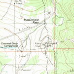 United States Geological Survey Macdonald Pass, MT (1989, 24000-Scale) digital map