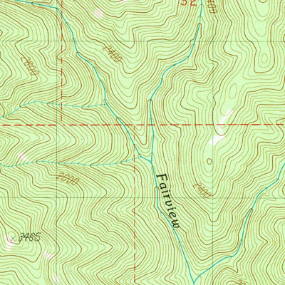 United States Geological Survey Mace Mountain, OR (1989, 24000-Scale) digital map