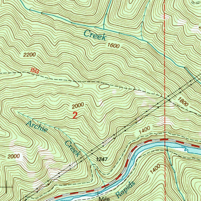 United States Geological Survey Mace Mountain, OR (1997, 24000-Scale) digital map