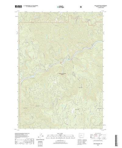 United States Geological Survey Mace Mountain, OR (2020, 24000-Scale) digital map