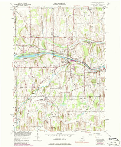 United States Geological Survey Macedon, NY (1951, 24000-Scale) digital map