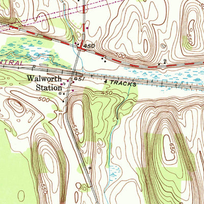 United States Geological Survey Macedon, NY (1951, 24000-Scale) digital map