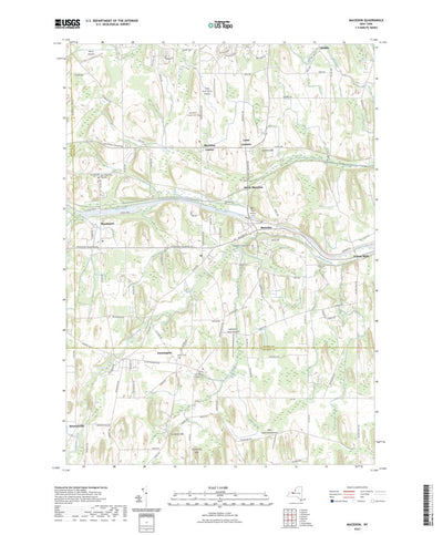 United States Geological Survey Macedon, NY (2023, 24000-Scale) digital map