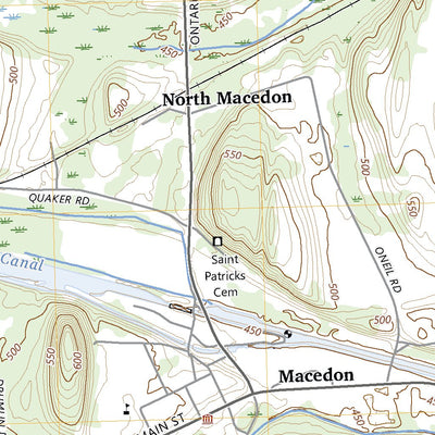 United States Geological Survey Macedon, NY (2023, 24000-Scale) digital map