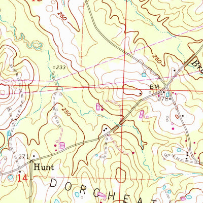 United States Geological Survey Macedonia, AR (1960, 24000-Scale) digital map