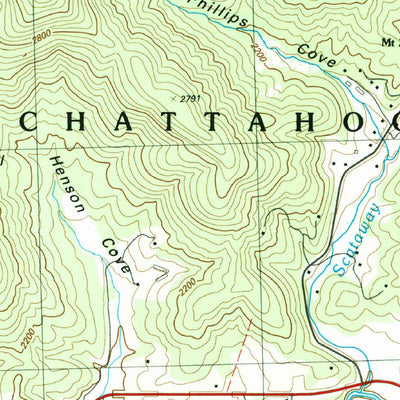 United States Geological Survey Macedonia, GA-NC (1988, 24000-Scale) digital map